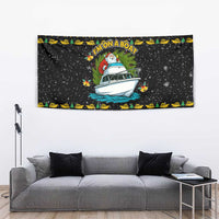 Santa On A Boat Christmas Tapestry Xmas Holiday Patterns - Wonder Print Shop