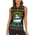 Santa On A Boat Christmas Women Sleeveless Polo Shirt Xmas Holiday Patterns - Wonder Print Shop