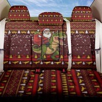 Santassic Park Santa Claus Christmas Back Car Seat Cover Xmas Holiday Patterns - Wonder Print Shop