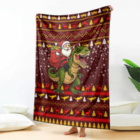 Santassic Park Santa Claus Christmas Blanket Xmas Holiday Patterns - Wonder Print Shop