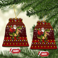 Santassic Park Santa Claus Christmas Ceramic Ornament Xmas Holiday Patterns - Wonder Print Shop