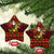 Santassic Park Santa Claus Christmas Ceramic Ornament Xmas Holiday Patterns - Wonder Print Shop