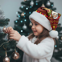 Santassic Park Santa Claus Christmas Santa Hat Xmas Holiday Patterns - Wonder Print Shop