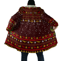Santassic Park Santa Claus Christmas Cloak Xmas Holiday Patterns - Wonder Print Shop