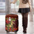 Santassic Park Santa Claus Christmas Luggage Cover Xmas Holiday Patterns - Wonder Print Shop