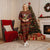 Santassic Park Santa Claus Christmas Pajama Set Xmas Holiday Patterns - Wonder Print Shop