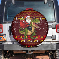 Santassic Park Santa Claus Christmas Spare Tire Cover Xmas Holiday Patterns - Wonder Print Shop