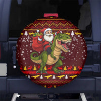 Santassic Park Santa Claus Christmas Spare Tire Cover Xmas Holiday Patterns - Wonder Print Shop