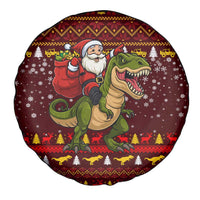 Santassic Park Santa Claus Christmas Spare Tire Cover Xmas Holiday Patterns - Wonder Print Shop