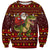 Santassic Park Santa Claus Christmas Sweatshirt Xmas Holiday Patterns - Wonder Print Shop