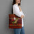Santassic Park Santa Claus Christmas Tote Bag Xmas Holiday Patterns - Wonder Print Shop