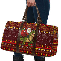 Santassic Park Santa Claus Christmas Travel Bag Xmas Holiday Patterns - Wonder Print Shop