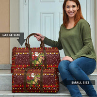 Santassic Park Santa Claus Christmas Travel Bag Xmas Holiday Patterns - Wonder Print Shop