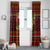 Santassic Park Santa Claus Christmas Window Curtain Xmas Holiday Patterns - Wonder Print Shop