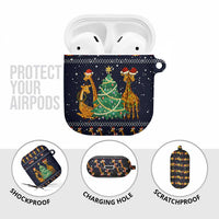 Love Giraffe Christmas AirPods Case Xmas Holiday Patterns - Wonder Print Shop