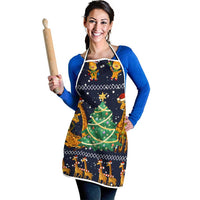 Love Giraffe Christmas Apron Xmas Holiday Patterns - Wonder Print Shop