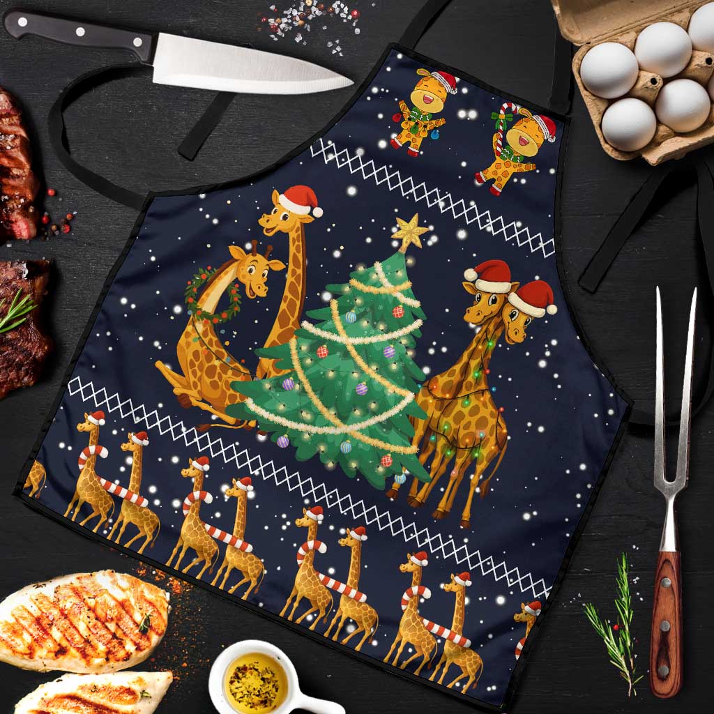 Love Giraffe Christmas Apron Xmas Holiday Patterns - Wonder Print Shop
