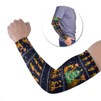 Love Giraffe Christmas Arm Sleeves Xmas Holiday Patterns - Wonder Print Shop