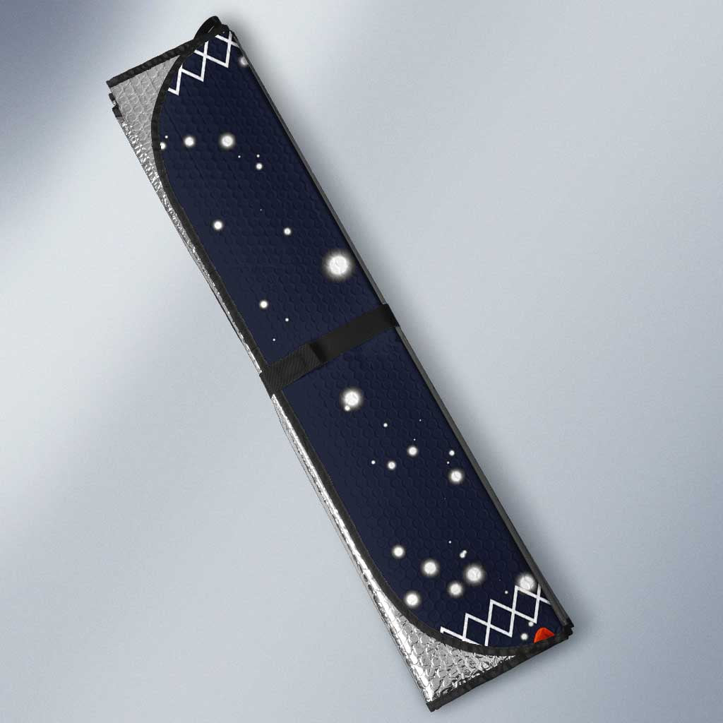 Love Giraffe Christmas Auto Sun Shade Xmas Holiday Patterns - Wonder Print Shop