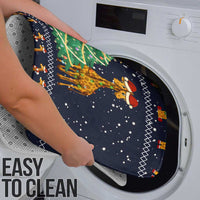 Love Giraffe Christmas Bathroom Set Xmas Holiday Patterns - Wonder Print Shop