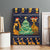 Love Giraffe Christmas Canvas Wall Art Xmas Holiday Patterns - Wonder Print Shop