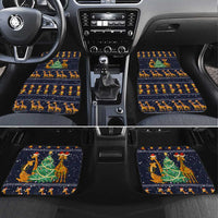 Love Giraffe Christmas Car Mats Xmas Holiday Patterns - Wonder Print Shop
