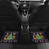 Love Giraffe Christmas Car Mats Xmas Holiday Patterns - Wonder Print Shop