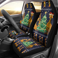 Love Giraffe Christmas Car Seat Cover Xmas Holiday Patterns - Wonder Print Shop