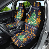 Love Giraffe Christmas Car Seat Cover Xmas Holiday Patterns - Wonder Print Shop