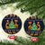 Love Giraffe Christmas Ceramic Ornament Xmas Holiday Patterns - Wonder Print Shop