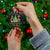 Love Giraffe Christmas Ceramic Ornament Xmas Holiday Patterns - Wonder Print Shop