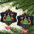Love Giraffe Christmas Ceramic Ornament Xmas Holiday Patterns - Wonder Print Shop
