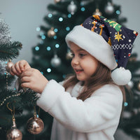 Love Giraffe Christmas Santa Hat Xmas Holiday Patterns - Wonder Print Shop