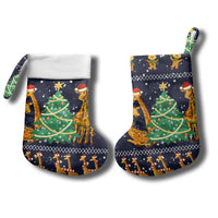 Love Giraffe Christmas Stocking Xmas Holiday Patterns - Wonder Print Shop