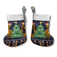 Love Giraffe Christmas Stocking Xmas Holiday Patterns - Wonder Print Shop