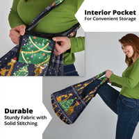 Love Giraffe Christmas Grocery Bag Xmas Holiday Patterns - Wonder Print Shop