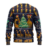 Love Giraffe Christmas Ugly Christmas Sweater Xmas Holiday Patterns - Wonder Print Shop
