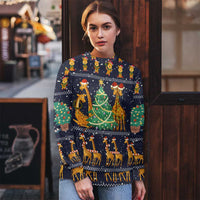 Love Giraffe Christmas Ugly Christmas Sweater Xmas Holiday Patterns - Wonder Print Shop