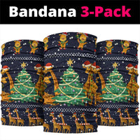 Love Giraffe Christmas Neck Gaiter Xmas Holiday Patterns - Wonder Print Shop