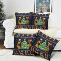 Love Giraffe Christmas Pillow Cover Xmas Holiday Patterns - Wonder Print Shop