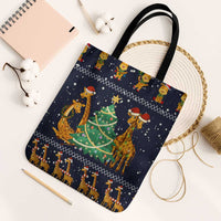 Love Giraffe Christmas Tote Bag Xmas Holiday Patterns - Wonder Print Shop
