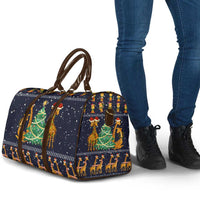 Love Giraffe Christmas Travel Bag Xmas Holiday Patterns - Wonder Print Shop