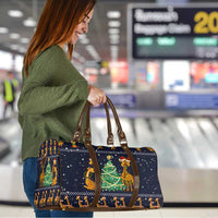 Love Giraffe Christmas Travel Bag Xmas Holiday Patterns - Wonder Print Shop