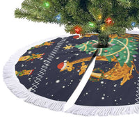 Love Giraffe Christmas Tree Skirt Xmas Holiday Patterns - Wonder Print Shop