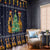 Love Giraffe Christmas Window Curtain Xmas Holiday Patterns - Wonder Print Shop