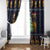 Love Giraffe Christmas Window Curtain Xmas Holiday Patterns - Wonder Print Shop