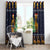 Love Giraffe Christmas Window Curtain Xmas Holiday Patterns - Wonder Print Shop
