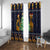 Love Giraffe Christmas Window Curtain Xmas Holiday Patterns - Wonder Print Shop