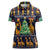 Love Giraffe Christmas Women Polo Shirt Xmas Holiday Patterns - Wonder Print Shop