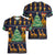 Love Giraffe Christmas Women V-Neck T-Shirt Xmas Holiday Patterns - Wonder Print Shop